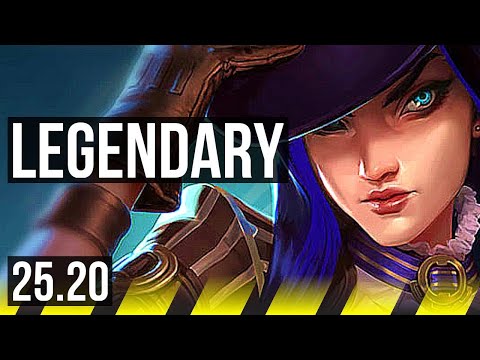 CAITLYN & Maokai vs JINX & Thresh (ADC) | 14/1/5, Legendary | KR Diamond | 25.20