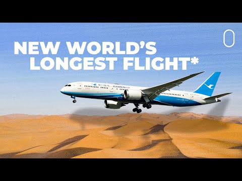 The World's New Longest Nonstop Flight Is 19 Hours 20 Minutes