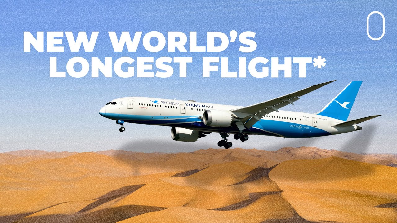 The World's New Longest Nonstop Flight Is 19 Hours 20 Minutes