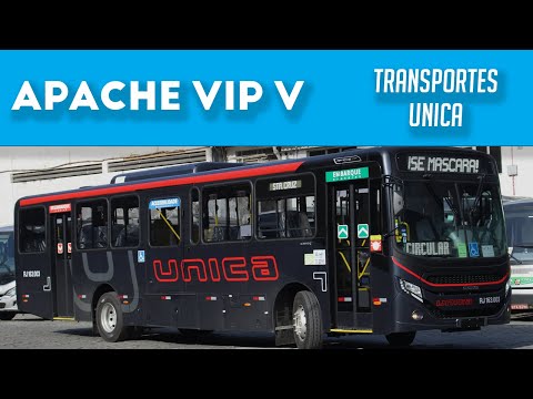EXCLUSIVO: Confira o Caio Apache Vip V Mercedes Benz 1724L - Transportes Unica de Petrópolis RJ