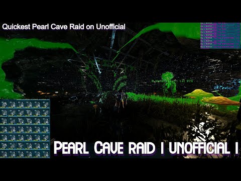 ARK - Raiding Pearl Cave l Fibercraft l - Solo Raid