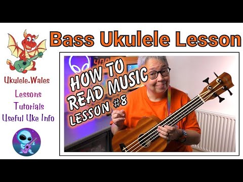 Reading Music On Bass Ukulele Lesson 8