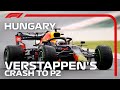 Max Verstappen Crashes On Way To Grid | 2020 Hungarian Grand Prix