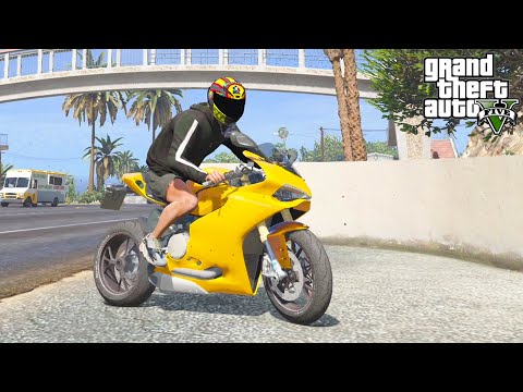 REVIEW DUCATI 1199 SUPERLEGGERA SUPER KENCANG MOGE DARI EROPA TOP - GTA 5 MOD INDONESIA