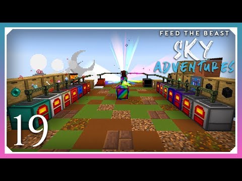 FTB Sky Adventures | Rainbow Generator & Rainbow Stone! | E19 (FTB Skyblock 1.12.2)