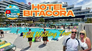 Hotel Bitacora, playa de las Americas, Tenerife. Full walking tour including roo