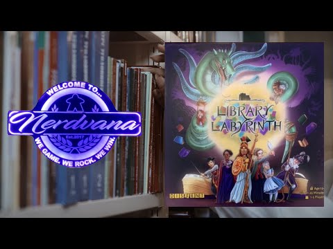 Library Labyrinth - Legends of Nerdvana Kickstarter Preview