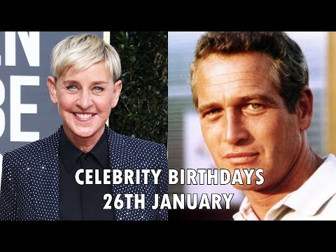 Celebrity Birthdays: January 26th (Famous People Born on This Day)