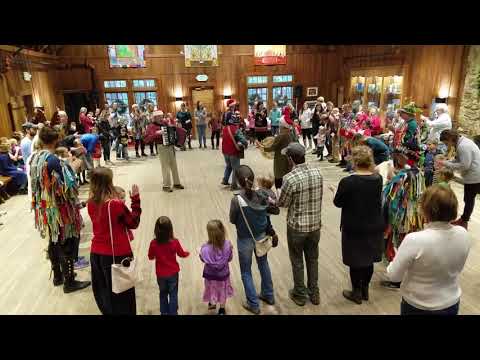 Seven Jumps dance at the John C. Campbell Folk School's annual Holiday Kids' Party