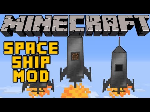 Chazofftopic - Minecraft Mods - SPACESHIP MOD! FLY TO...