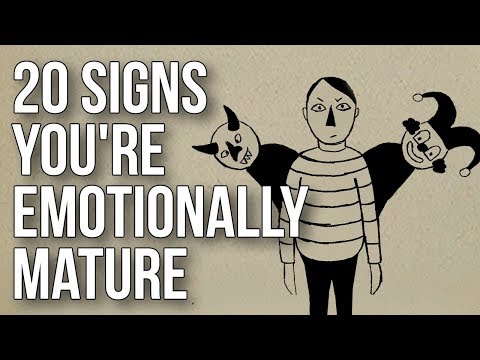 20 Signs You're Emotionally Mature