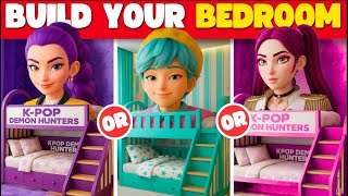 Would You Rather...? Build Your Dream Luxury Bedroom 🛏💎🌸✨ Kpop Demon Hunters Edition 😈