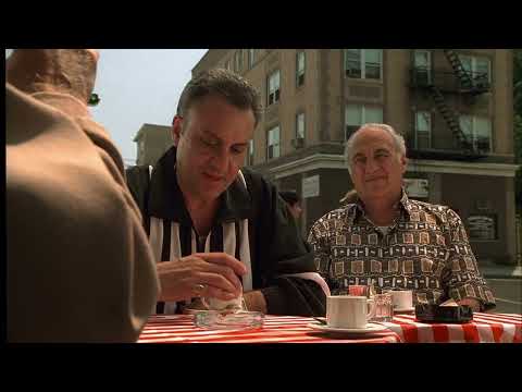 Sitdown at Satriale's between Tony, Junior, Johnny Sack and Hesh!