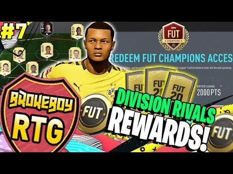 BROKE BOY RTG #7 - DIV RIVALS REWARDS + ANOTHER WALKOUT! - FIFA 20 ULTIMATE TEAM