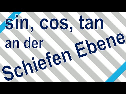 Schiefe Ebene | Kapitel 2.3 | Physikalische Arbeitsweisen