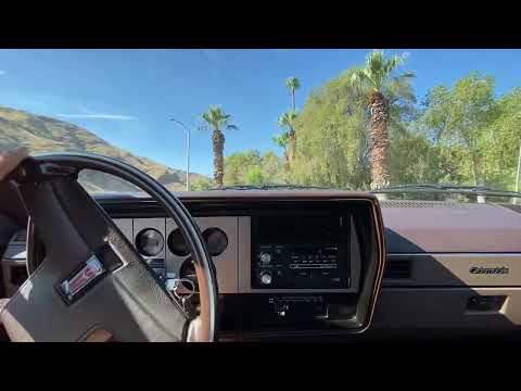 A short drive in Palm Springs in my 1984 Oldsmobile Omega Brougham Coupe