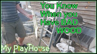 Tearing Down the My PlayHouse Balcony Fence - 1514