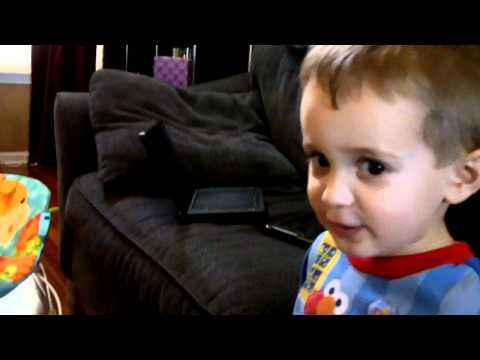 2.5 year old covering Karmin covering Look at me now.