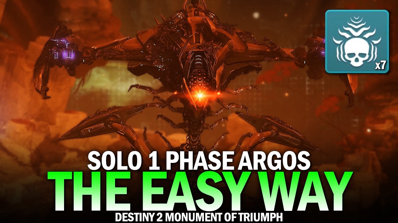 Solo 1 Phase Pantheon Argos - The Easy Way (Pack Tactics x7 Artifact Bug) [Destiny 2]