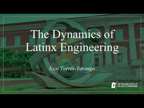 <p><span style="background-color: transparent; color: rgb(0, 0, 0);">The Dynamics of Latinx Engineering in America</span></p>