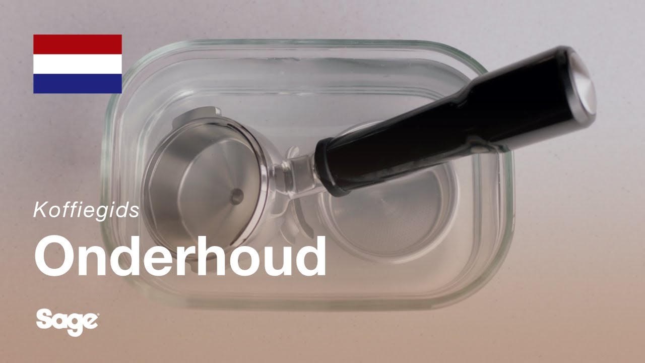 Hoe je het portafilter en de filtermand schoonmaakt