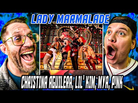 EPICLY FUN First Reaction to Lady Marmalade - Christina Aguilera, Lil' Kim, Mya, P!nk