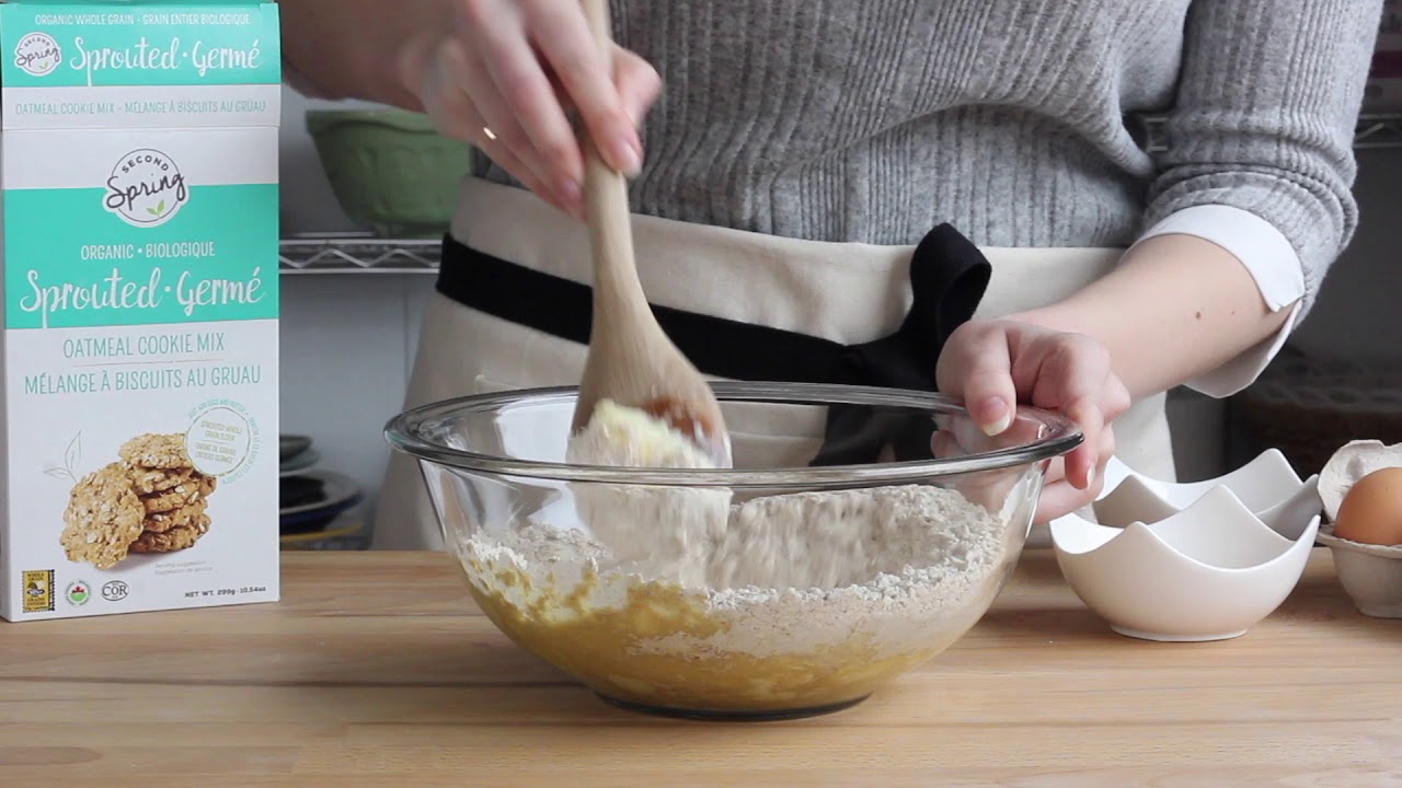 How to make Sprouted Oatmeal Cookies | Second Spring Foods