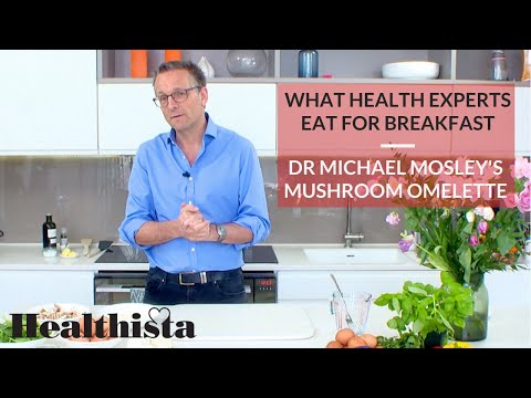 DR Michael Mosley's Mushroom Omelette | What Health Experts Eat For Breakfast