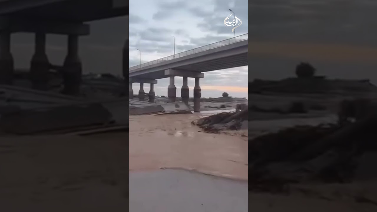فيديو | انهيار اجزاء من جسر طوزخورماتو على طريق الرابط بين بغداد وكركوك