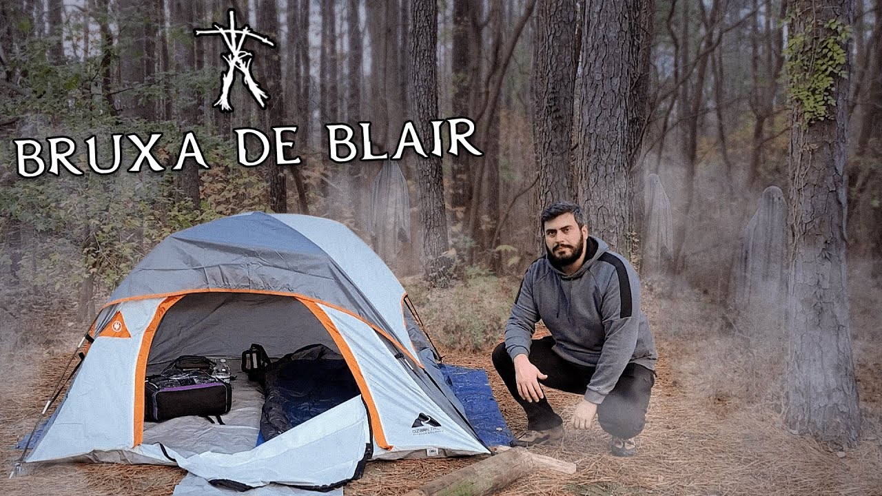 SOBREVIVI 24H SOZINHO NA FLORESTA DA BRUXA DE BLAIR