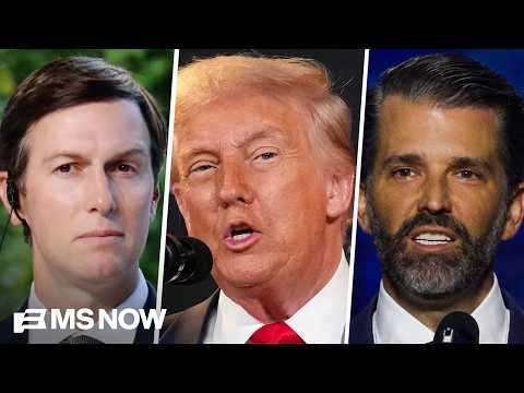 'The corruption is so rife': REACTION to Don Jr.'s wedding and Kushner profiting off diplomacy