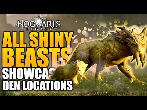 Hogwarts Legacy - ALL SHINY BEASTS + Where to Find Beast Den Locations