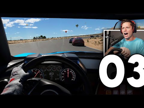 Playing Gran Turismo 7 with a Driving Wheel Sim Setup!