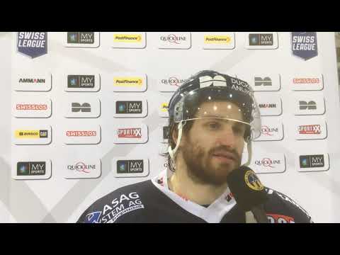 Simon Sterchi im Interview nach dem Spiel vom 01.02.2020.