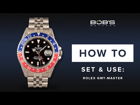 How To Use Your Rolex GMT-Master - Set & Change Time, GMT | Bob's Watches