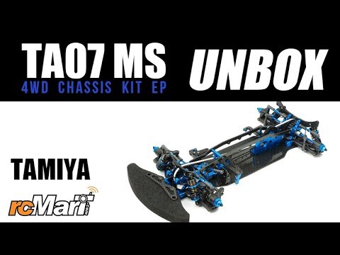 Tamiya 1/10 TA07 MS 4WD Chassis Kit EP Unbox!