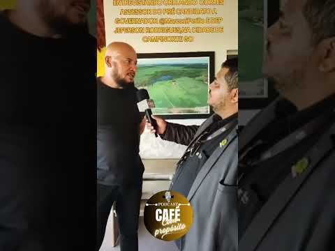 PODCAST CAFÉ COM PROPÓSITO ENTREVISTANDO ORLANDO CORTES NA CIDADE DE CAMPINORTE GO