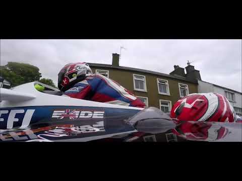 Isle of Man TT - Sidecar Racing Movie - 3 Wheeling Race 1 Last Lap 2016 HD