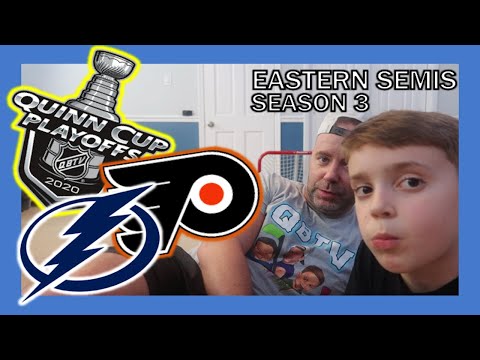 KNEE HOCKEY SEASON 3 - EASTERN CONFERENCE SEMI FINALS - FLYERS / LIGHTNING - QUINNBOYSTV