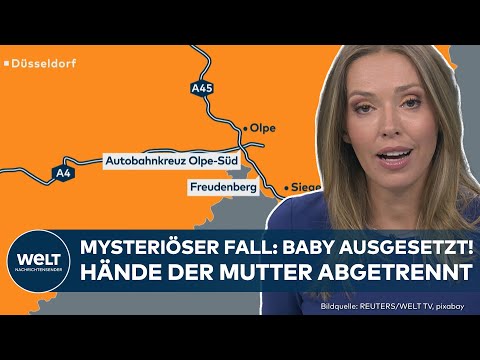 Video Thumbnail: NRW: Schrecklicher Fund! Baby ausgesetzt und Hände der Mutter gefunden