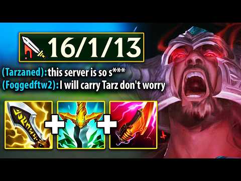 Tarzaned was tilted, so I went 1v9 GOD MODE on Trynd to save his mental