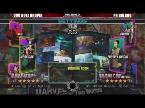 FRXV UMVC3 losers top 16 UVG Noel Brown vs EG PR Balrog.