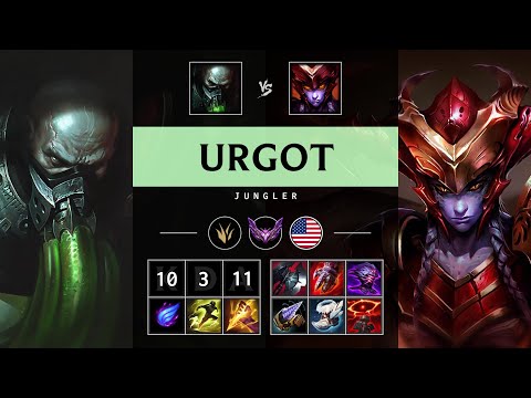 Urgot Jungle vs Shyvana - NA Master Patch 25.15
