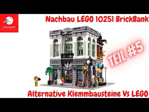 AliExpress Vs. LEGO® 10251 Creator Modular Building Brick Bank - Speed Build Review Teil #5