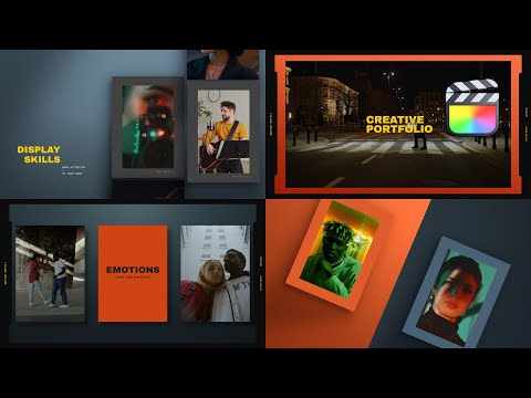 Creative Portfolio Modular Template for Final Cut Pro — MotionVFX