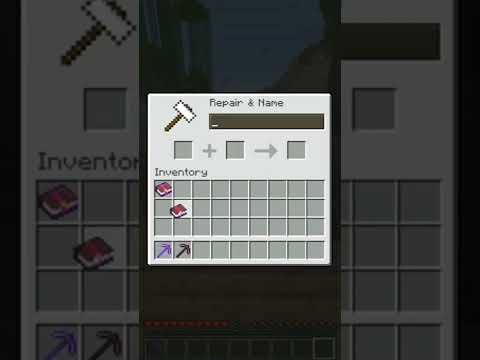 PM VAGNI - best enchantments for netherite pickaxe | Minecraft #shorts