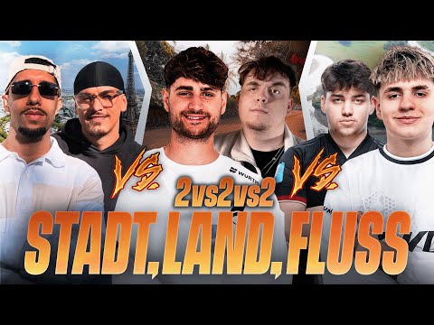 The FUNNIEST round of CITY, COUNTRY, RIVER with Kroko vs. Maus, Jussef, Eldos and Musti 🤯😂 | Elia...