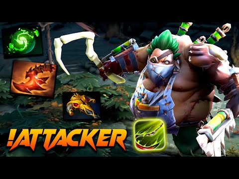 Attacker Pudge Hook Master - Dota 2 Pro Gameplay [Watch & Learn]