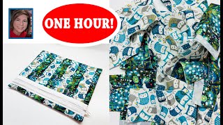 ♻️ ✂️ French Seams | I can't believe this quilted zip bag took 1 hour!!! Let me show you how! ☀️
