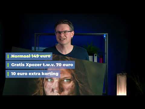 Gratis Xpozer 60 x 90 afdruk bij een Photofacts Academy lidmaatschap